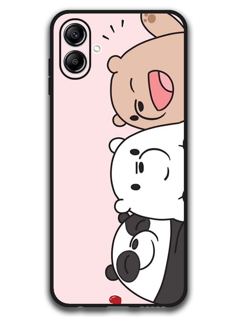 Theodor Case Compatible with Samsung Galaxy A07 6.7 Inch Protection Shockproof Bumper Cover Three Friends Panda - Image 1